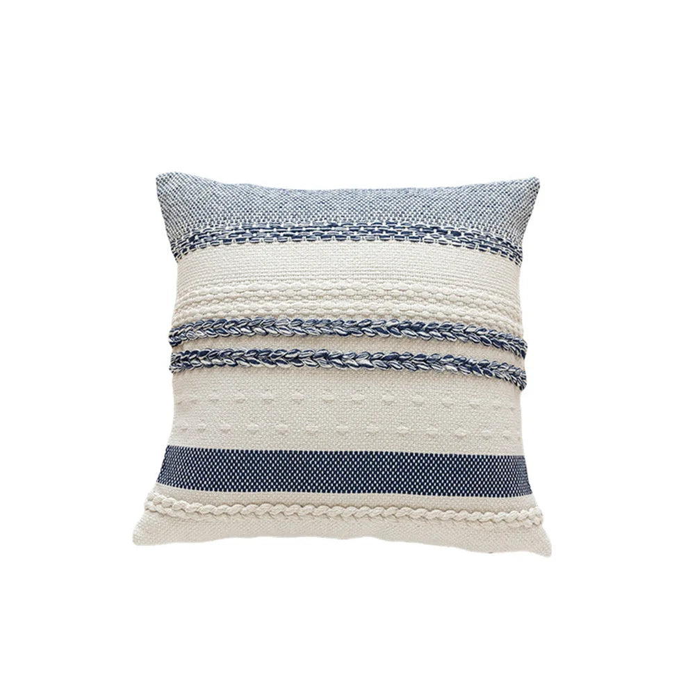 LuxeStripe Cushion Cover