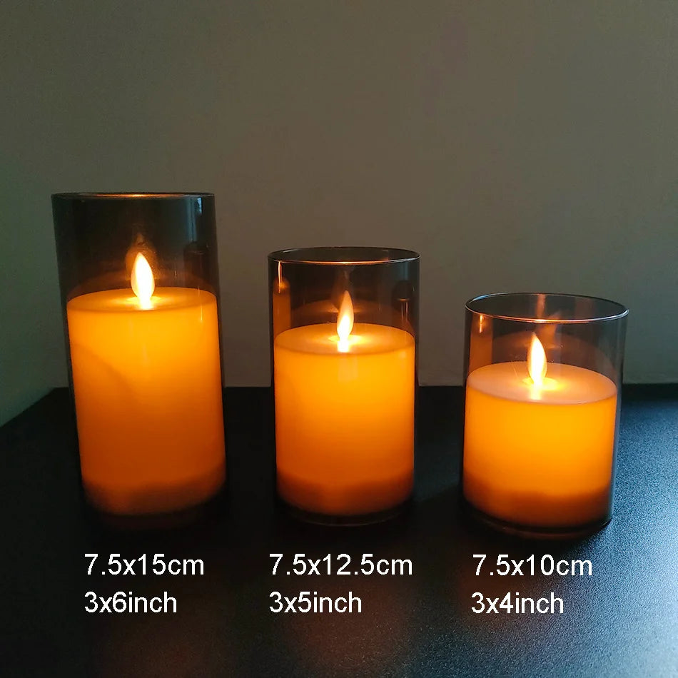 GlowLuxe LED Candle Set