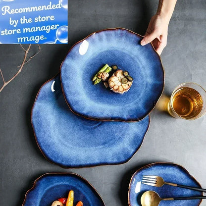 OceanMist Ceramic Plate