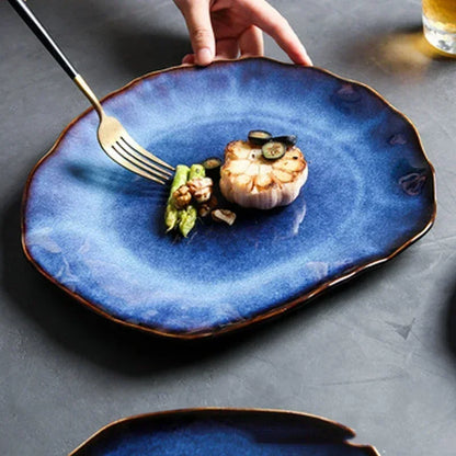 OceanMist Ceramic Plate