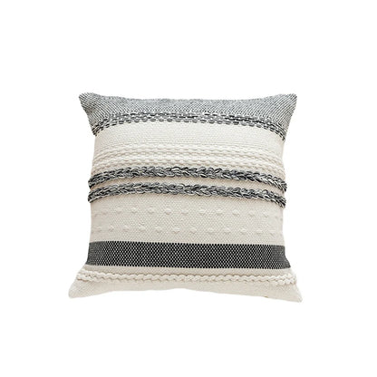 LuxeStripe Cushion Cover