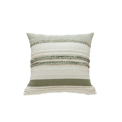 LuxeStripe Cushion Cover
