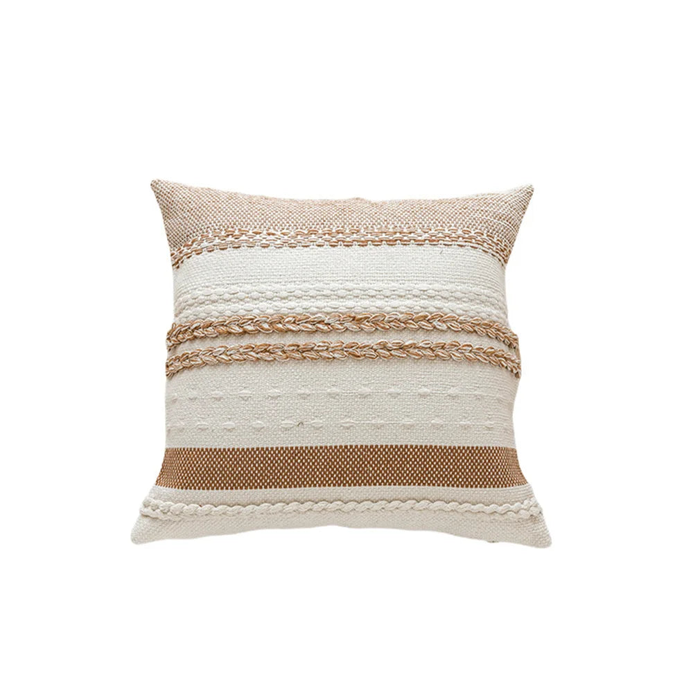 LuxeStripe Cushion Cover