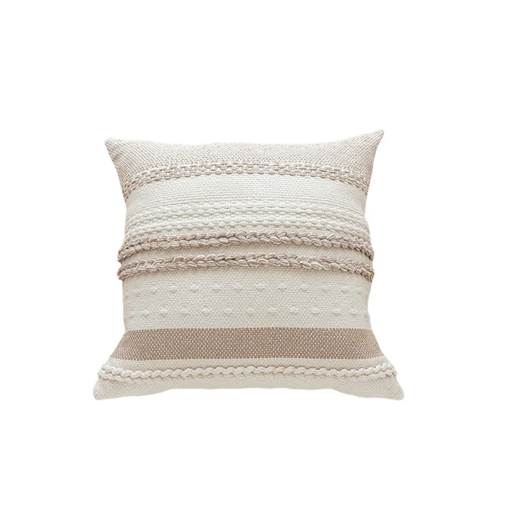 LuxeStripe Cushion Cover