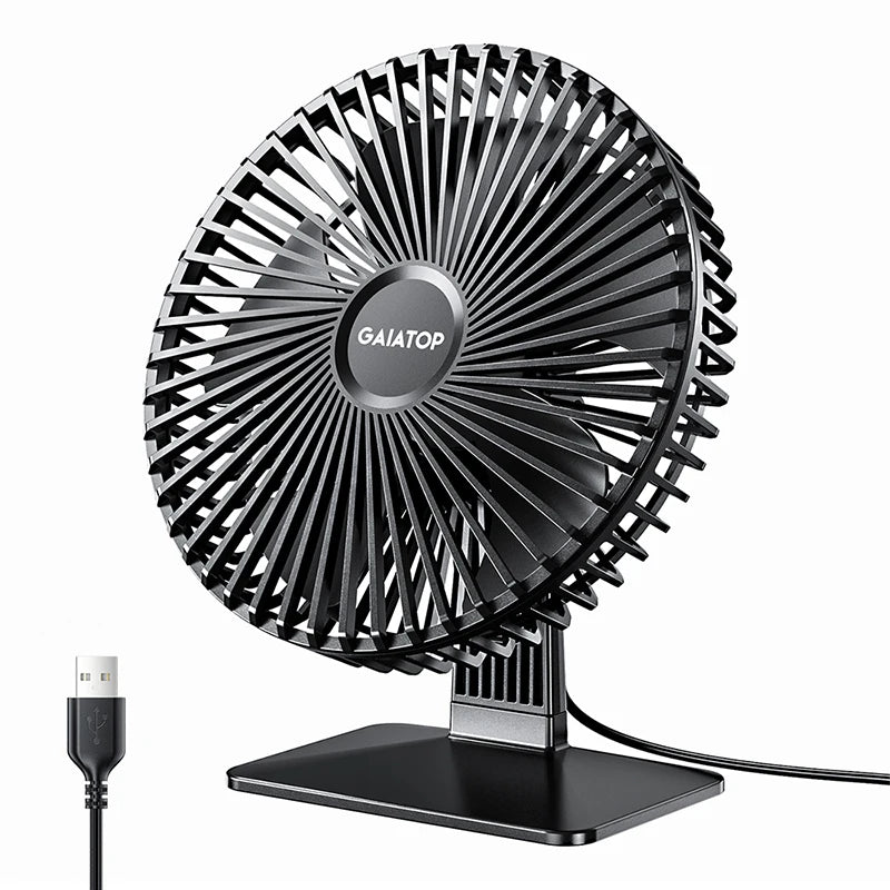 BreezeTop Quiet Desk Fan