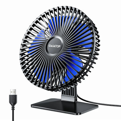 BreezeTop Quiet Desk Fan